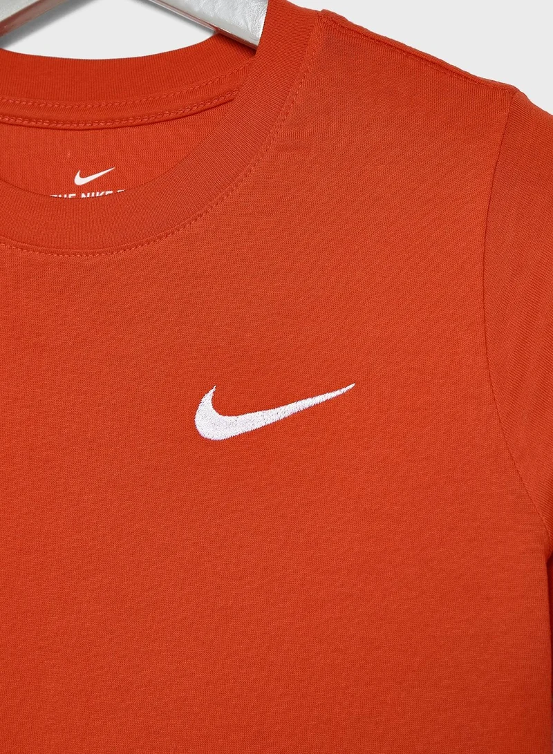 Nike Youth Embroidery Swoosh T-Shirt
