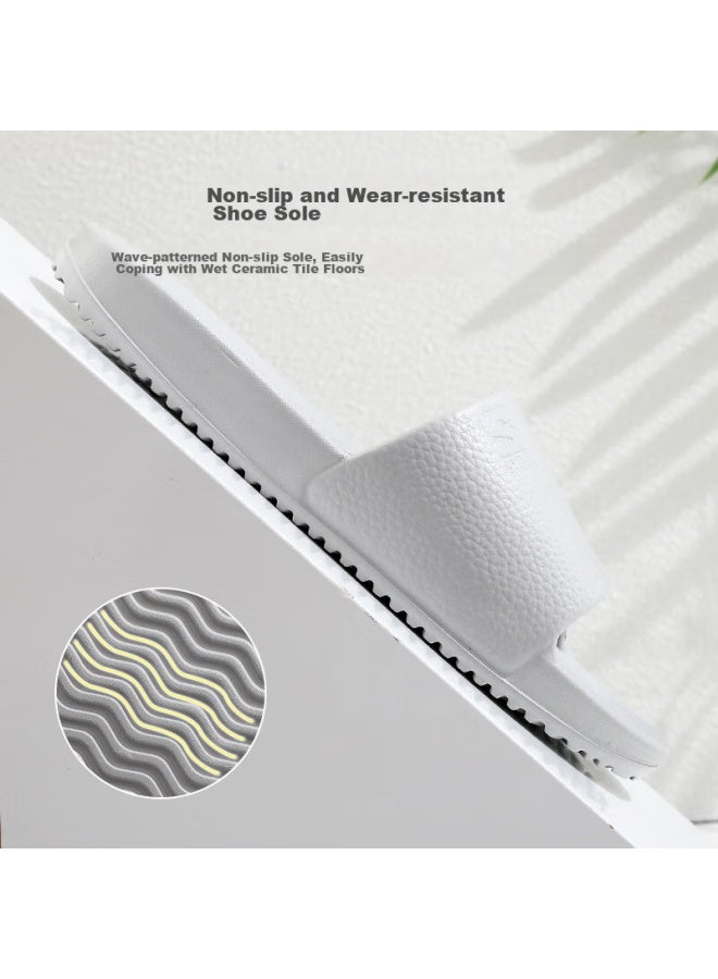 Guoluofei Home Slippers For Men And Women, Summer Thick-soled Sandals For Bathroom, Shower, And Outdoor Wear, Pink, Size 40-41 - Image 4