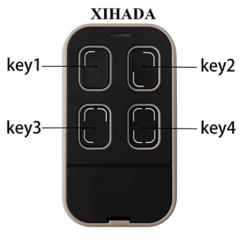 XIHADA Garage Door Remote Universal Gate Remote Control Cloning Homelink Key Fob Programmable Learning 4-Buttons Multi Frequency 280MHZ-868MHZ 2019 Upgraded New Version - Image 4