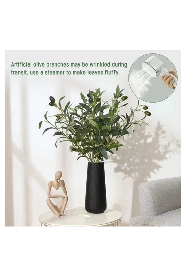 Generic Faux Olive Branches with Realistic Olives for Vases, 3Pcs 48cm Artificial Greenery Stems for Indoor/Outdoor DIY Wreaths, Centerpieces, and Floral Arrangements.  - Image 5