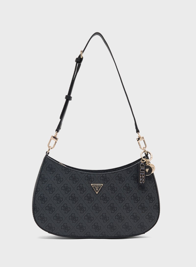 GUESS Noelle II Top Zip Shoulder Bag - Image 1