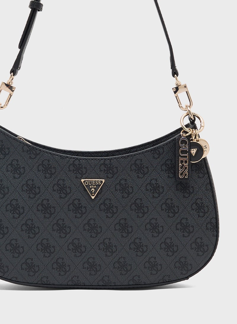 GUESS Noelle II Top Zip Shoulder Bag - Image 4