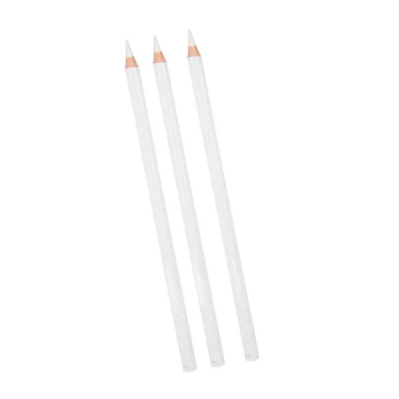 White Charcoal Pencil: Carbon Drawing Pencil Lead, Moderate Softness - Easy To Cut Wood Holder, Comfortable Grip - Highlight Pen for Professional Sketching, Clothing Pattern Making, Dark Or Colored Pa - Image 3