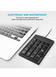Generic Number Pad, 19-key Portable Wired Numeric Keypad, Keyboard Extensions with Multiple Shortcuts for Laptop Desktop PC Notebook  - Image 4