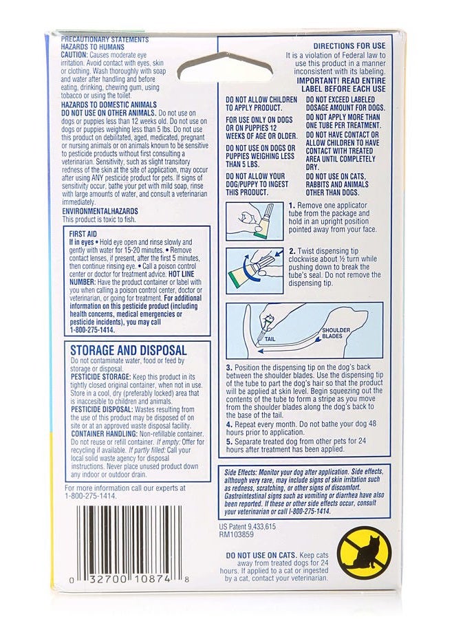 Hartz UltraGuard Pro Topical Flea & Tick Prevention for Dogs and Puppies - 5-14 lbs, 3 Monthly Treatments - Image 2