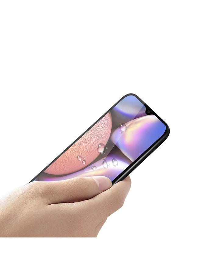 واقي شاشة من الزجاج المقوى لهاتف سامسونج جالاكسي A10S شفاف - Image 3
