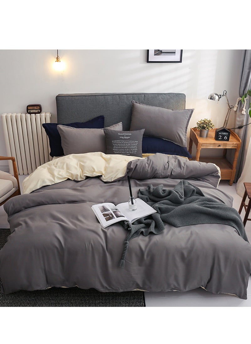 Sharpdo 4-Piece Bedding Set,A Quilt Cover(No quilt core),A Bed Sheet,2 Pillowcases  - Image 5