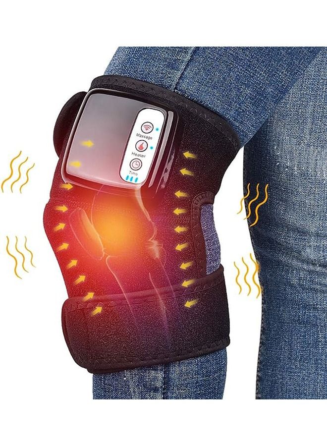Arabest Electric Knee Massager,Far Infrared Joint Protector,Shoulder Massager,Multi-functional Rechargeable Heated Knee and Joint Massager for the Elderly,110v-240v,10w,45-65 Degree  - Image 2
