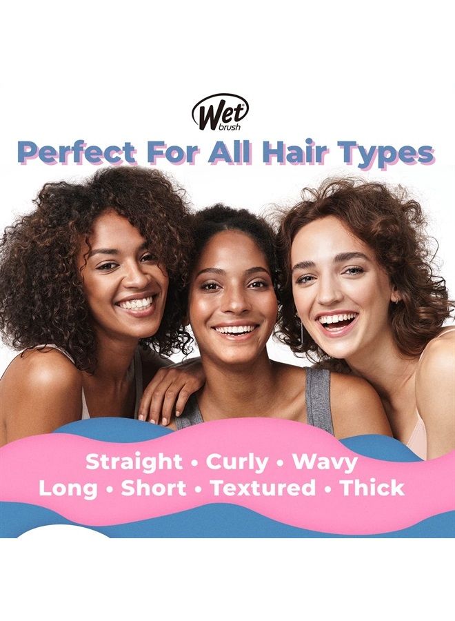 Wet Brush Original Detangler Brush - Color Wash, Watermark - All Hair Types - Ultra-Soft IntelliFlex Bristles Glide Through Tangles with Ease - Pain-Free Comb for Men, Women, Boys and Girls - Image 2