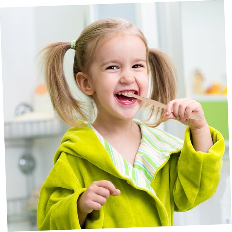 Black Bamboo Toothbrush Kit With Natural Bristles Travel Size Personal Care 1 Count - Image 3