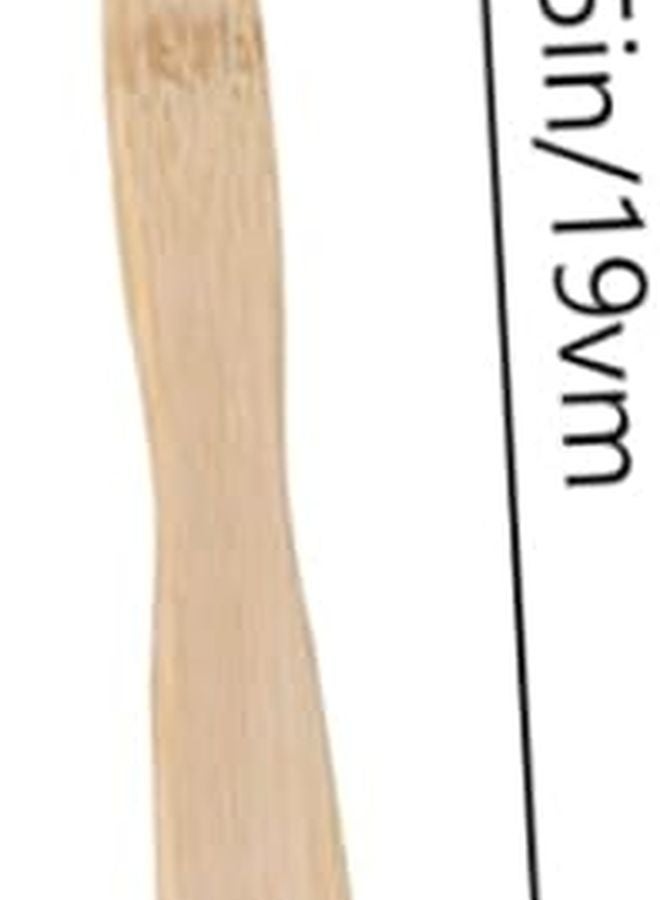 Black Bamboo Toothbrush Kit With Natural Bristles Travel Size Personal Care 1 Count - Image 4