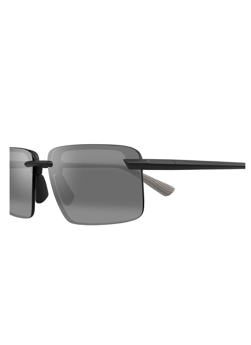 MAUI JIM Maui Jim Laulima 626-02 Unisex Polarized Rectangular Sunglasses – 61 mm Lens Size  - Image 2