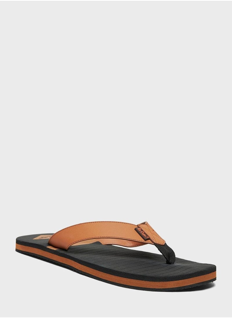 Lee Cooper Logo Flip Flops  - Image 2