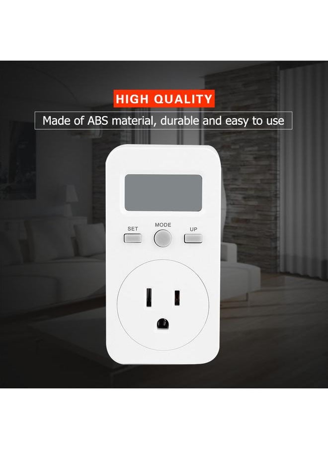 Thoraya Digital Multifunction Energy Metering Socket Power Voltage Meter Monitor  (USS)  - Image 2