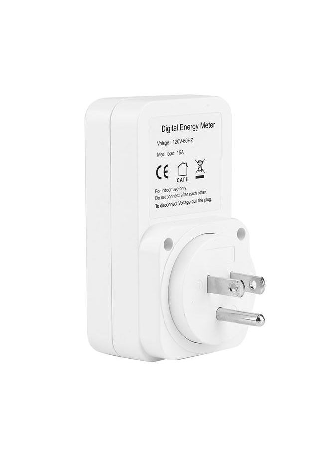 Thoraya Digital Multifunction Energy Metering Socket Power Voltage Meter Monitor  (USS)  - Image 1