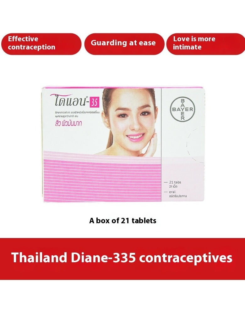 Generic Imported from Thailand, Bayer Diane - 35, a special medicine for contraception, irregular menstruation and endocrine disorders.  - Image 3