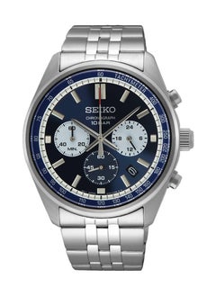Chronograph Quartz Blue Dial Stainless Steel Men's Watch SSB427P1