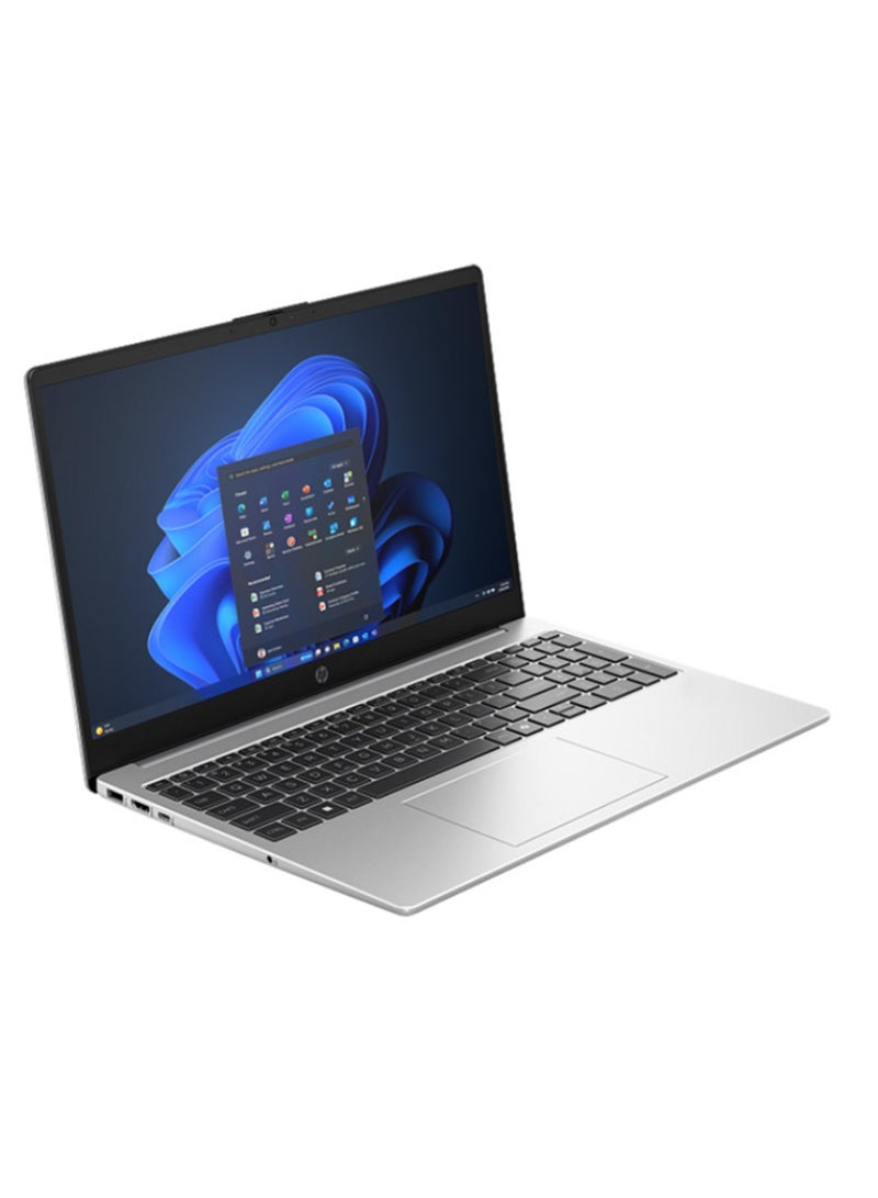HP 250R G10 Laptop With 15.6 Inch Full HD (1920X1080) Display, Core 3-100U Processor/8GB RAM DDR4/512GB SSD/Intel UHD Graphics/DOS(Without Windows)/ English/Arabic Silver - Image 3