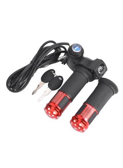 Thoraya 1 Pair Universal LED Voltage Display Twist Throttle for 12‑99V Ebike Scooter  - Image 1