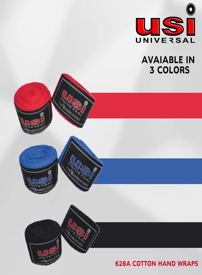 USI UNIVERSAL Boxing Hand Wraps Pack of 1 Pair, Hand Wraps for Boxing Martial Arts MMA Inner Hand Wraps/Bands for Punching Length 4.55m (180"), Blue - Image 4