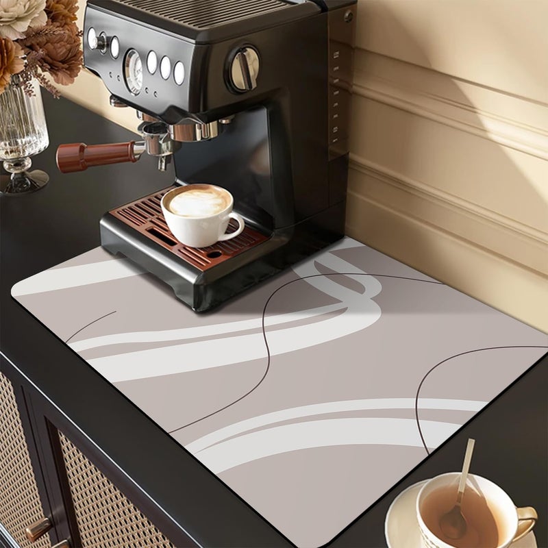 Golener Thick Mat for Coffee MakerWater Collection Coffee MatNoSlip Mats for Small Appliances Coffee Makers Blenders Stand MixersJuice Machineetc 23x15