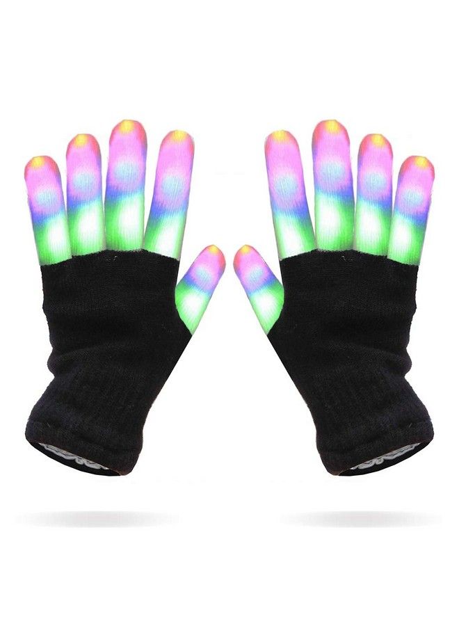 Luwint Led Colorful Flashing Finger Lighting Gloves Glow Rave Cool Toys For Adult Teens - Image 1