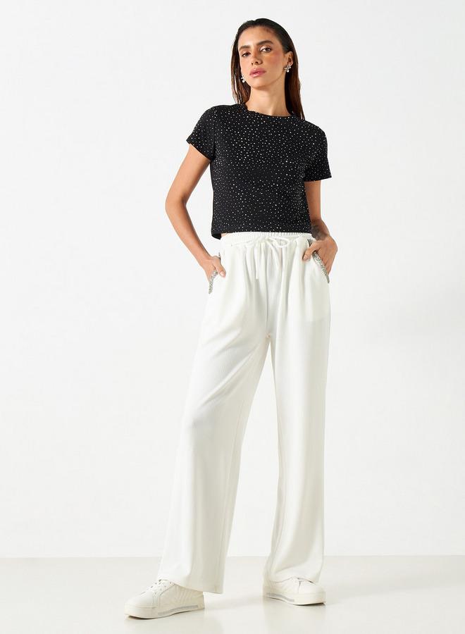 تواكستريمز تيشيرت مزين بأكمام قصيرة من تو إكستريمز - Image 2