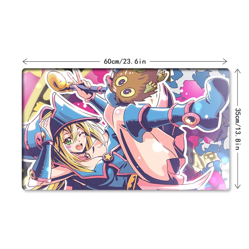 Mlikemat New Mlikemat Playmat Dark Magician Girl Kuriboh TCG CCG Trading Card Game Mat No Zones + Free Bag (ZD014-869-K-No Zones) - Image 5