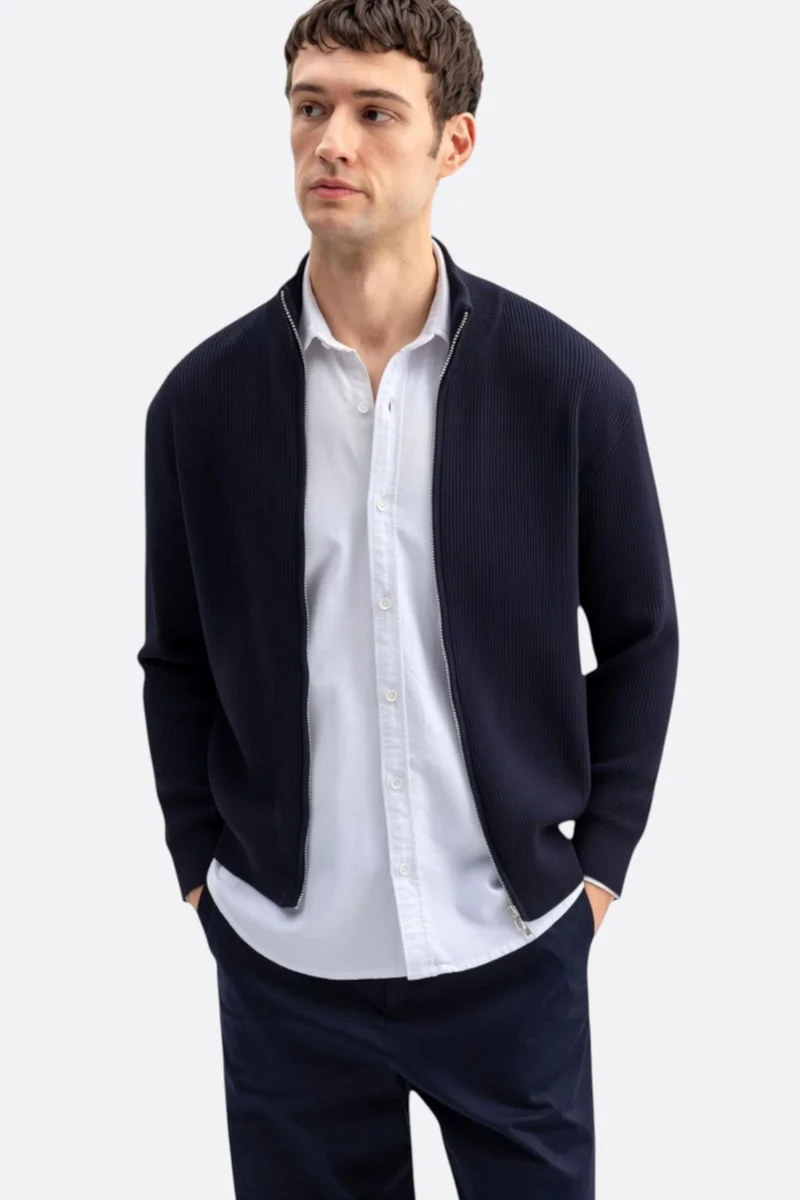 Giesto Navy Blue GIESTO Men's Cotton Sweater for Men | Best Price UAE