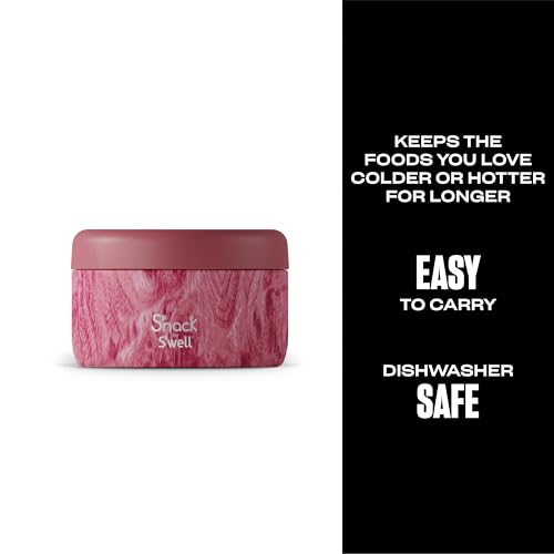 S'well حاوية طعام من ستينلس ستيل S'well S'nack، 10 أونص، روز أربور، أطباق معزولة مزدوجة الطبقة، خالية من BPA - Image 2