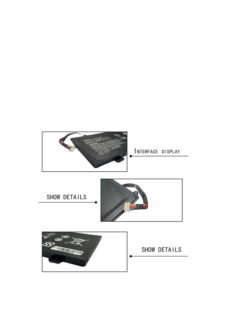 Terabyte بديل بطارية الكمبيوتر المحمول SG03XL SGO3XL SG03061XL لجهاز HP Envy 17-U000 M7-U000 17-U275CL U177CL U273CL U163CL U175NR U153NR U110NR U011NR U108CA M7-U109DX U009DX 17T-U000 (11.55V 5150mAh 61.6Wh) - Image 3