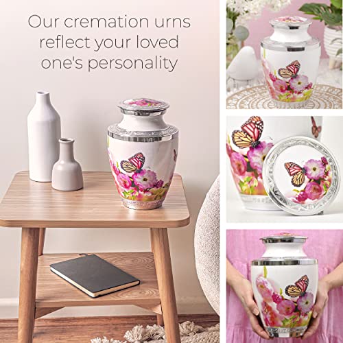 RESTAALL Monarch Butterfly urn. Cremation urns for Human Ashes Adult Female mom. Decorative urns for Adult Female - Image 5