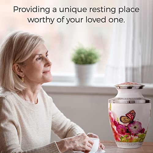 RESTAALL Monarch Butterfly urn. Cremation urns for Human Ashes Adult Female mom. Decorative urns for Adult Female - Image 4