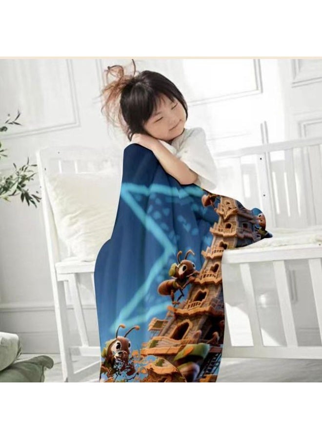 general Flannel thin blanket (warm and comfortable, suitable for sleep, gaming, dust removal and sandproof) 150cm*200cm - 1045 - Image 4