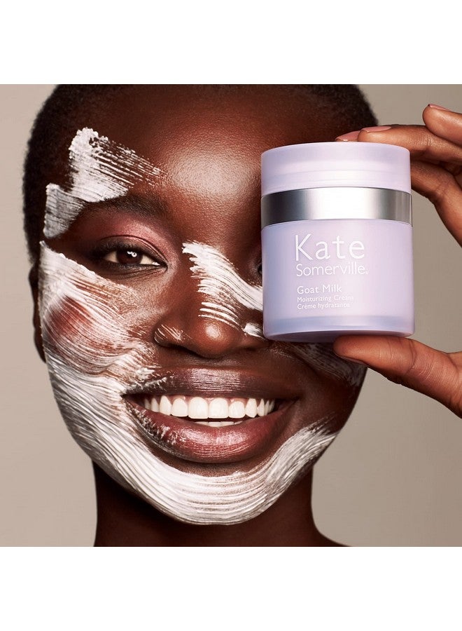 Kate Somerville Goat Milk Moisturizing Cream - Deeply Hydrating Daily Facial Moisturizer - Gentle Face Lotion Suitable for Sensitive Skin, 1.7 Fl Oz - Image 5