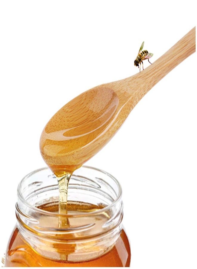 Erewa Small Bamboo Spoons Set, Six Multi-size Soup Spoons, Mini Tasting Teaspoons for Coffee, Tea, Jam, Herbs, Salts and Desserts - Image 3