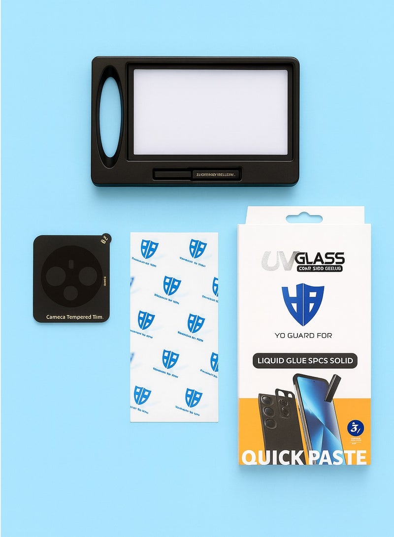 One Realme 14 Pro Plus Screen Protector Package – Premium Quality 3-in-1 Full Protection (Screen Protector + Camera Lens Protector + Back Protector) - Image 1