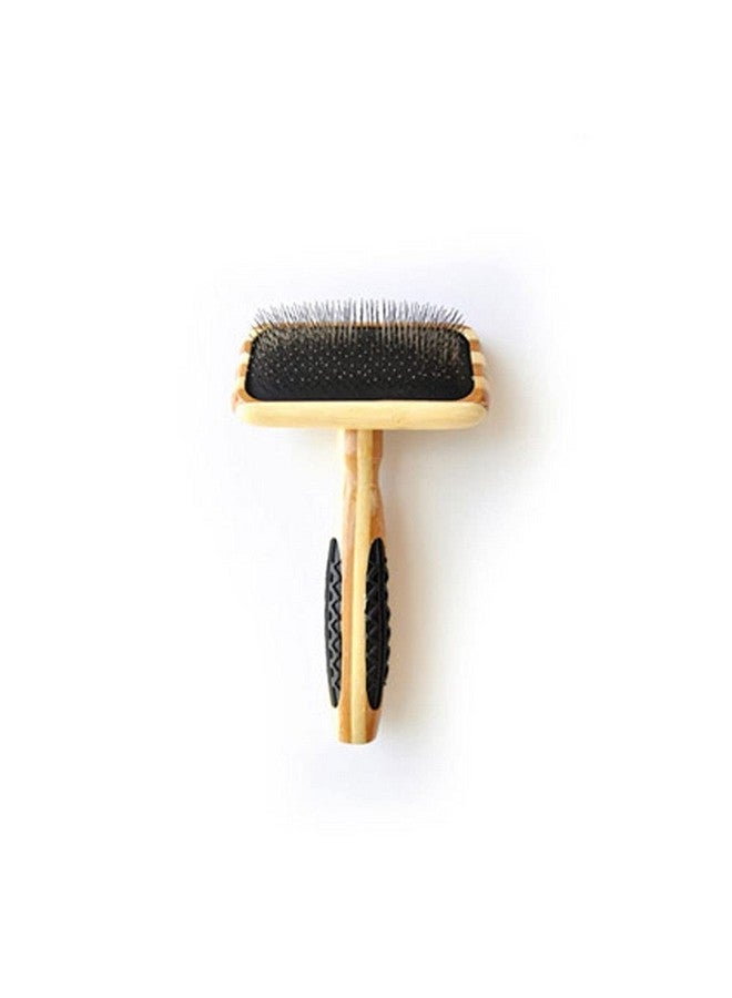 Bass Bass Brush - Wire Boar Pet Groomer Oval. Sm/purse Size - Image 1