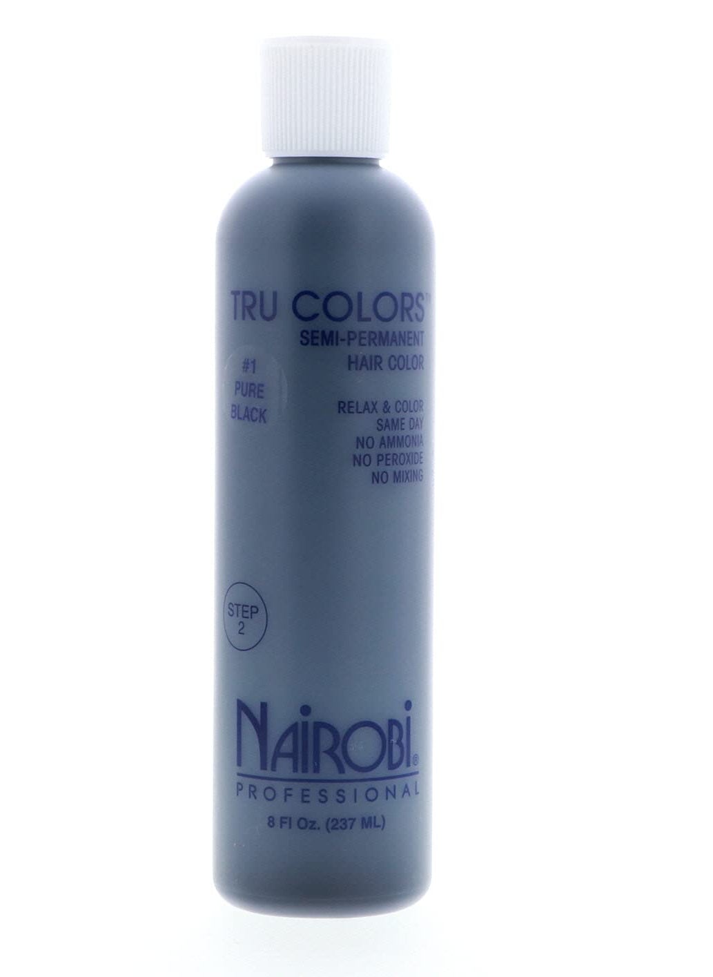 Nairobi Nairobi Tru Colors Semi Permanent Hair Color No1 Pure Black Unisex Hair Color 8 Ounce 