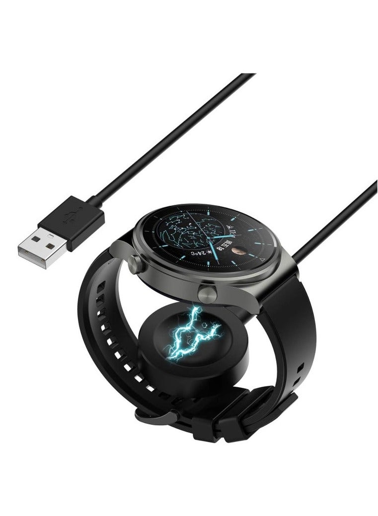 حَبْل تِك قاعدة شحن USB متوافقة مع ساعات هواوي الذكية - شاحن مغناطيسي سريع - Image 2