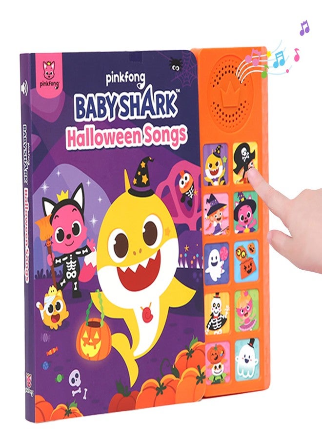 Pinkfong Baby Shark Halloween Songs Sound Book | Children's Halloween Book | Interactive Learning Book for Toddlers 1-3 | Educational Musical Book | Baby Shark for Babies & Toddlers - Image 1