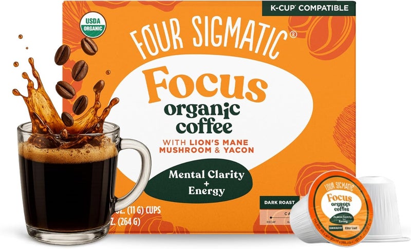 Four Sigmatic Focus Organic Coffee K-Cups - Image 1