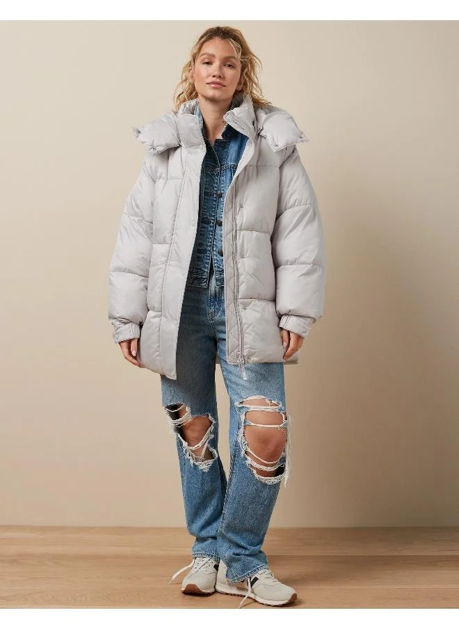 امريكان ايجل Casual Oversized Puffer Jacket