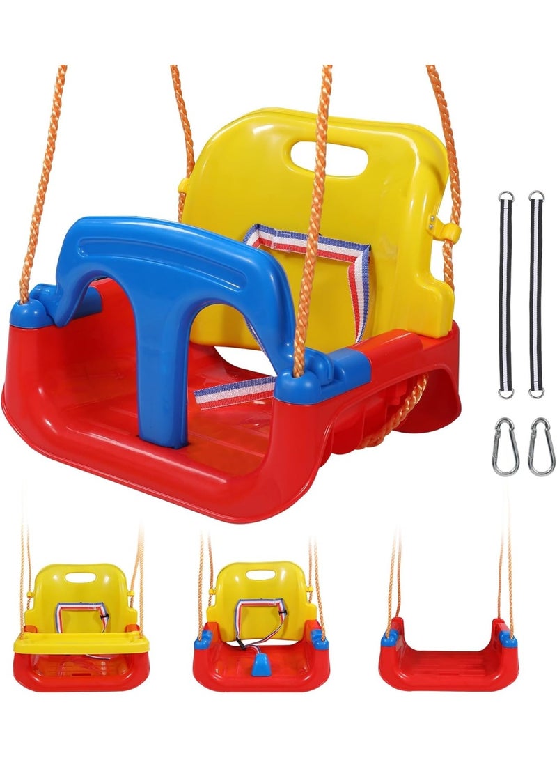 ضحكة  أرجوحة أطفالDehkah  4 في 1 بحزام أمان – مقعد هزاز للأطفال للاستخدام الداخلي والخارجي - Image 1