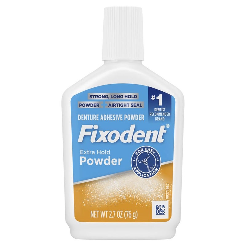 Fixodent Fixodent Extra Hold Denture Adhesive Powder, 2.7 Ounce (Pack of 4) - Image 2