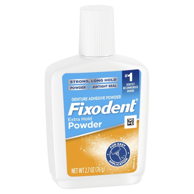 Fixodent Fixodent Extra Hold Denture Adhesive Powder, 2.7 Ounce (Pack of 4) - Image 3