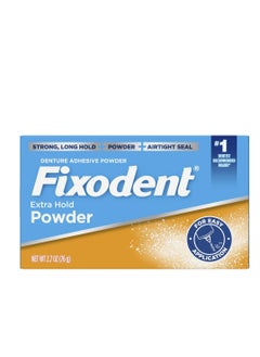 Fixodent Fixodent Extra Hold Denture Adhesive Powder, 2.7 Ounce (Pack of 4)  - Image 4