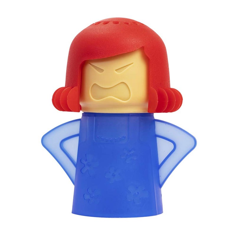 Aivwis Angry Mom Microwave Cleaner Mad Mama Microwave Steam Cleaner Just Add Vinegar and Water Easily Cleans the Crud in Minutes Blue