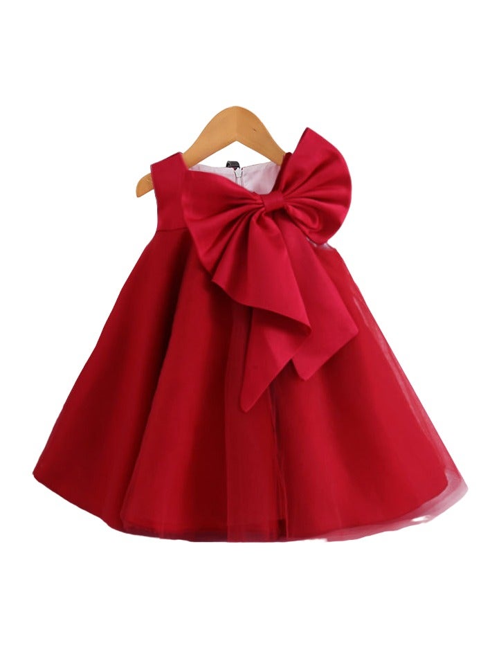 D'Daniela Bow Accent Dress - Image 1
