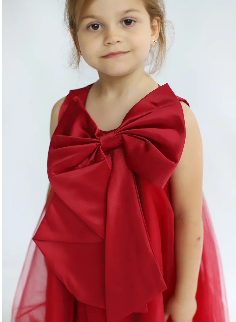 D'Daniela Bow Accent Dress